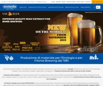 Enolandia.it(Tappi sintetici) Screenshot