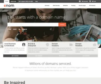 Enom.com.br(Buy domains from Enom) Screenshot