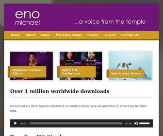 Enomichael.com(A voice from the temple) Screenshot