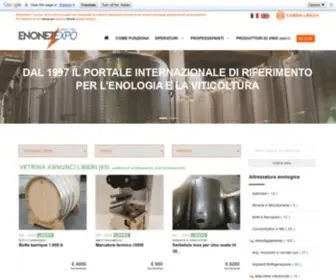 Enonetexpo.com(Macchine enologiche usate e nuove di occasione) Screenshot