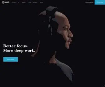 Enophone.com(Cancelling Headphones to Improve Focus) Screenshot