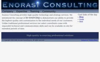 Enorasi.com(Enorasi Consulting) Screenshot