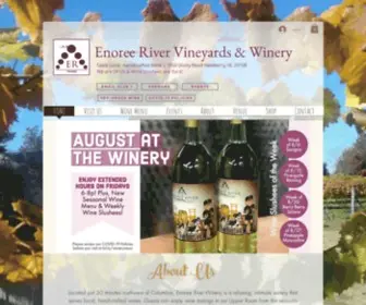 Enoreeriverwinery.com(Enoree River Winery) Screenshot