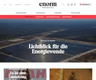 Enorm-Magazin.de(Enorm) Screenshot