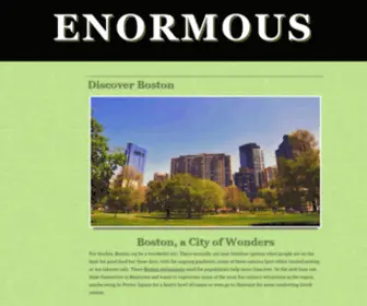Enormous.tv(Discover Boston) Screenshot