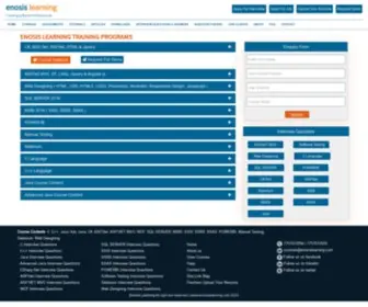Enosislearning.com("Enosis learning Training Institute in Pune" .Net training) Screenshot