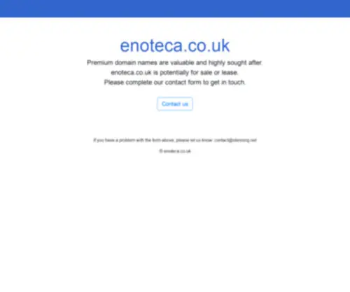 Enoteca.co.uk(enoteca) Screenshot