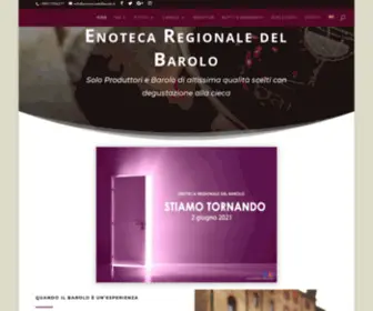 Enotecadelbarolo.it(Enoteca Regionale del Barolo) Screenshot