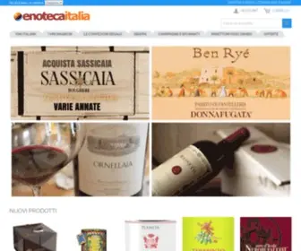 Enotecaitalia.biz(I Grandi vini Italiani) Screenshot