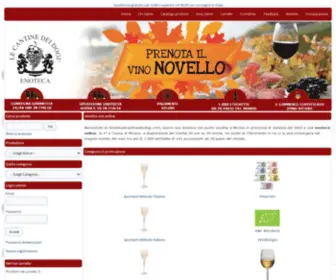 Enotecalecantinedeidogi.com(Vendita vino online vini on line enoteca on line) Screenshot
