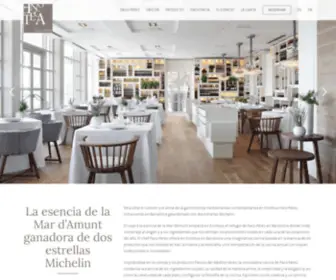 Enotecapacoperez.com(Restaurante Enoteca Paco Pérez) Screenshot