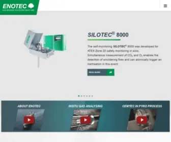 Enotec.de(The Experts for Combustion Efficiency) Screenshot