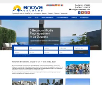 Enovaestates.com(Enova Estates) Screenshot
