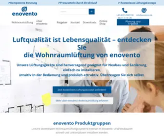 Enovento.de(Luftqualität ist Lebensqualität) Screenshot