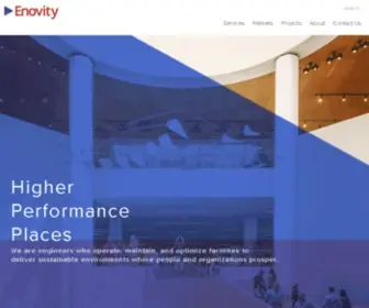 Enovity.com(Higher Performance Places Enovity) Screenshot