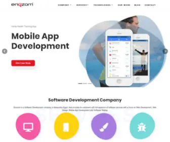 Enozom.com(Software Development Company in Egypt) Screenshot