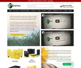 Enpac.com(Spill Containment) Screenshot