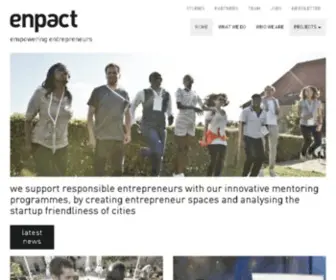 Enpact.org(Empowering entrepreneurship) Screenshot