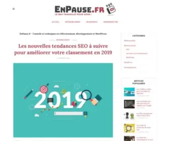 Enpause.fr(Conseils en SEO) Screenshot