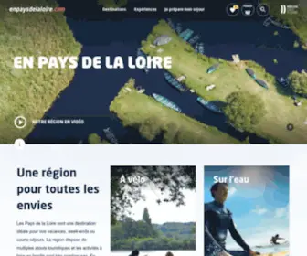 Enpaysdelaloire.com(Tourisme et vacances en Pays de la Loire) Screenshot