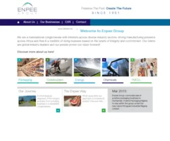 Enpee.com(Group Of Companies) Screenshot