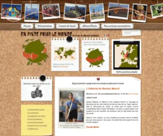 Enpistepourlemonde.com(BLOG TOUR DU MONDE) Screenshot