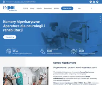 Enpol-LTD.pl(Profesjonalne medyczne komory hiperbaryczne) Screenshot