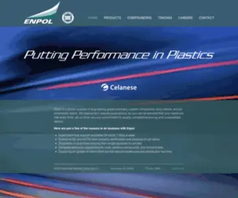 Enpol.com(Enpol Engineering Resins) Screenshot