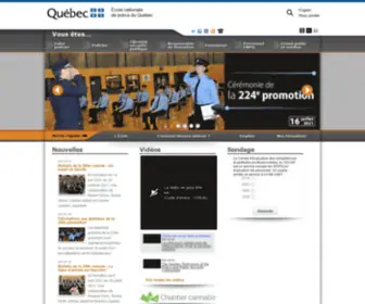 ENPQ.qc.ca(école police) Screenshot