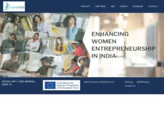 Enprendia.eu(The main objective of ENPRENDIA) Screenshot