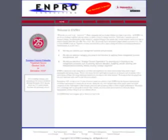 Enproconsulting.com(ENPRO Consulting) Screenshot