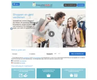 Enqueteclub.nl(Cashbackkorting) Screenshot