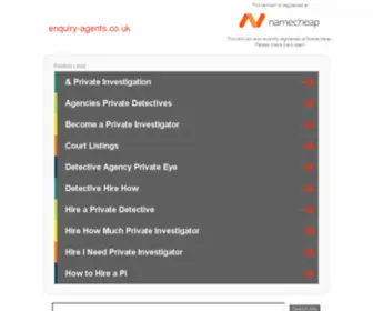 Enquiry-Agents.co.uk(My Blog) Screenshot