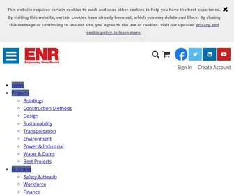 ENR.com(Engineering News) Screenshot