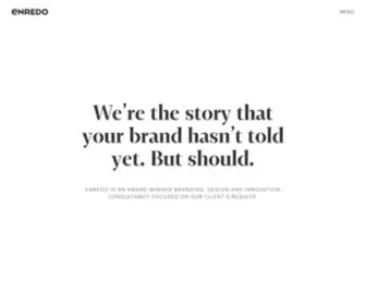 Enredo.com.br(Enredo Brand Innovation: Branding) Screenshot