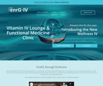 Enrgiv.com(Health Through Hydration) Screenshot