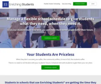 Enrichingstudents.com(Enriching Students is the Response to Intervention (RTI)) Screenshot