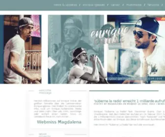 Enrique-Iglesias.net(Enrique Iglesias Fansite) Screenshot