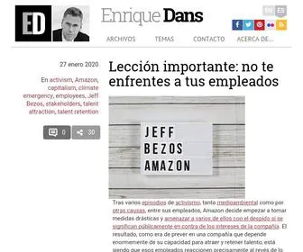 Enriquedans.com(Enrique Dans) Screenshot