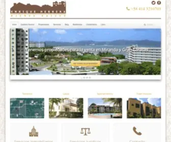 Enriqueherrera.com.ve(Enrique Herrera) Screenshot
