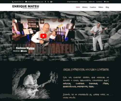 Enriquemateu.com(Enrique Mateu) Screenshot