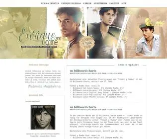 Enriqueonline.net(Enrique Iglesias Fansite) Screenshot