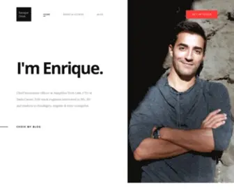 Enriqueoriol.com(Enrique Oriol) Screenshot