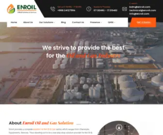 Enroil.com(OIL & Gas Service Companies) Screenshot