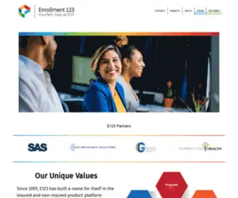 Enrollment123.com(Enrollment software) Screenshot