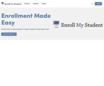 Enrollmystudent.org(Academica) Screenshot