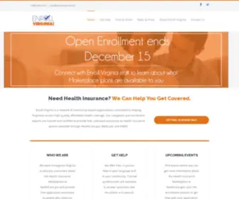 Enrollva.org(ENROLL Virginia) Screenshot