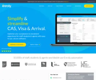 Enroly.com(Home) Screenshot