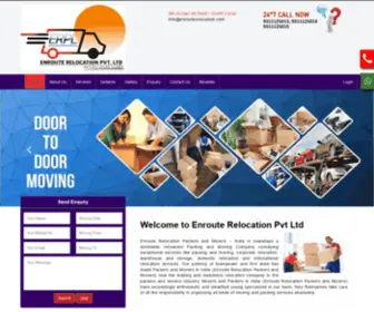 Enrouterelocation.com(Packers and Movers in Gurgaon) Screenshot