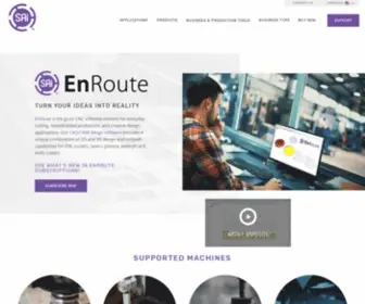 Enroutesoftware.com(Leading CAD/CAM design software) Screenshot